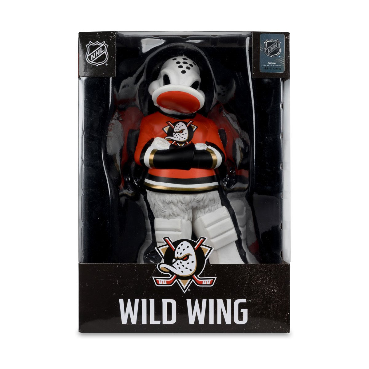 NHL Anaheim Ducks Wild Wing Mascot Posed Figure
