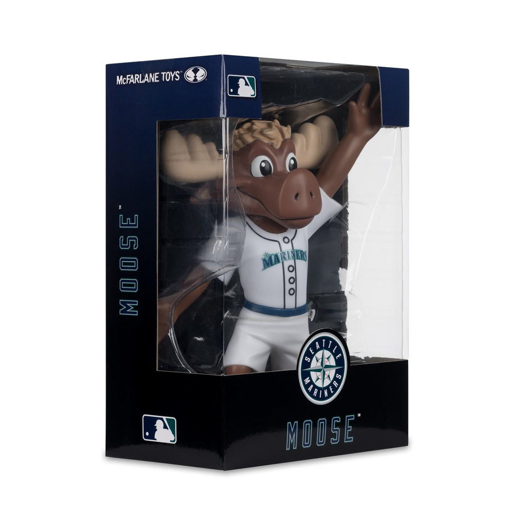 MLB SportsPicks Seattle Mariners Mariner Moose Mascot 7-Inch Posed Figure