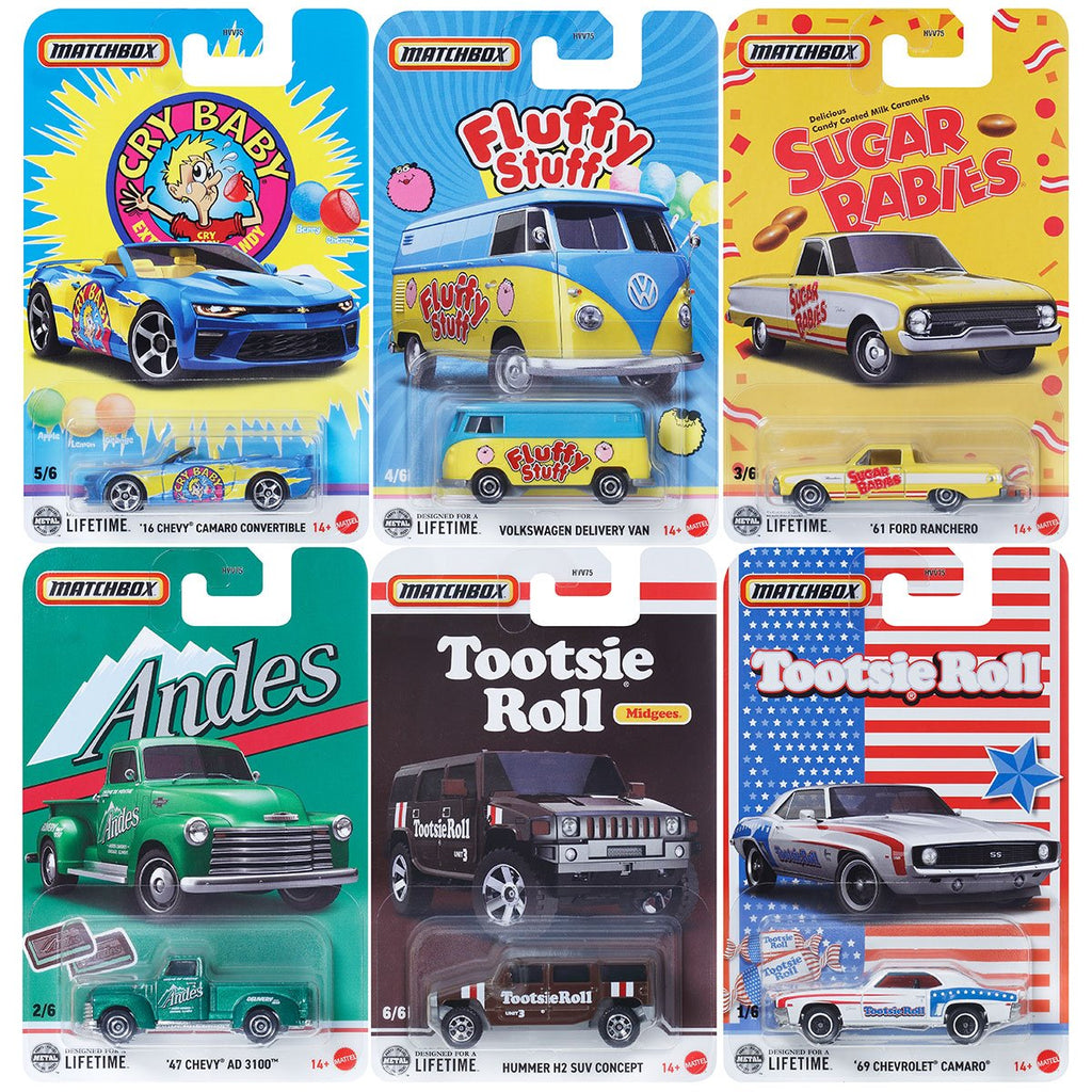 Matchbox Candy 2025 Mix 2 Vehicle Case of 10