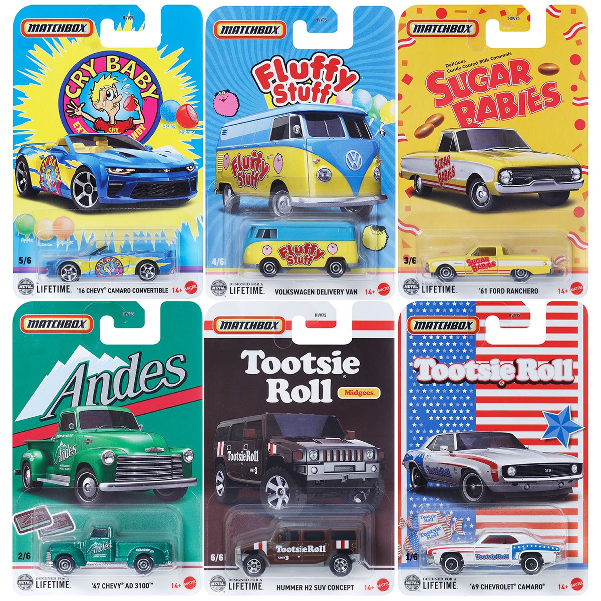 Matchbox Candy 2025 Mix 2 Vehicle Case of 10