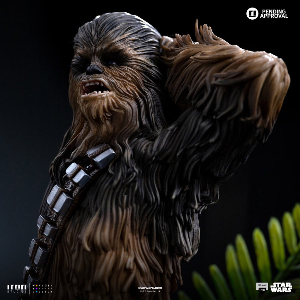 Star Wars: Return of the Jedi Chewbacca and Tokkat 1:10 Art Scale Limited Edition Statue