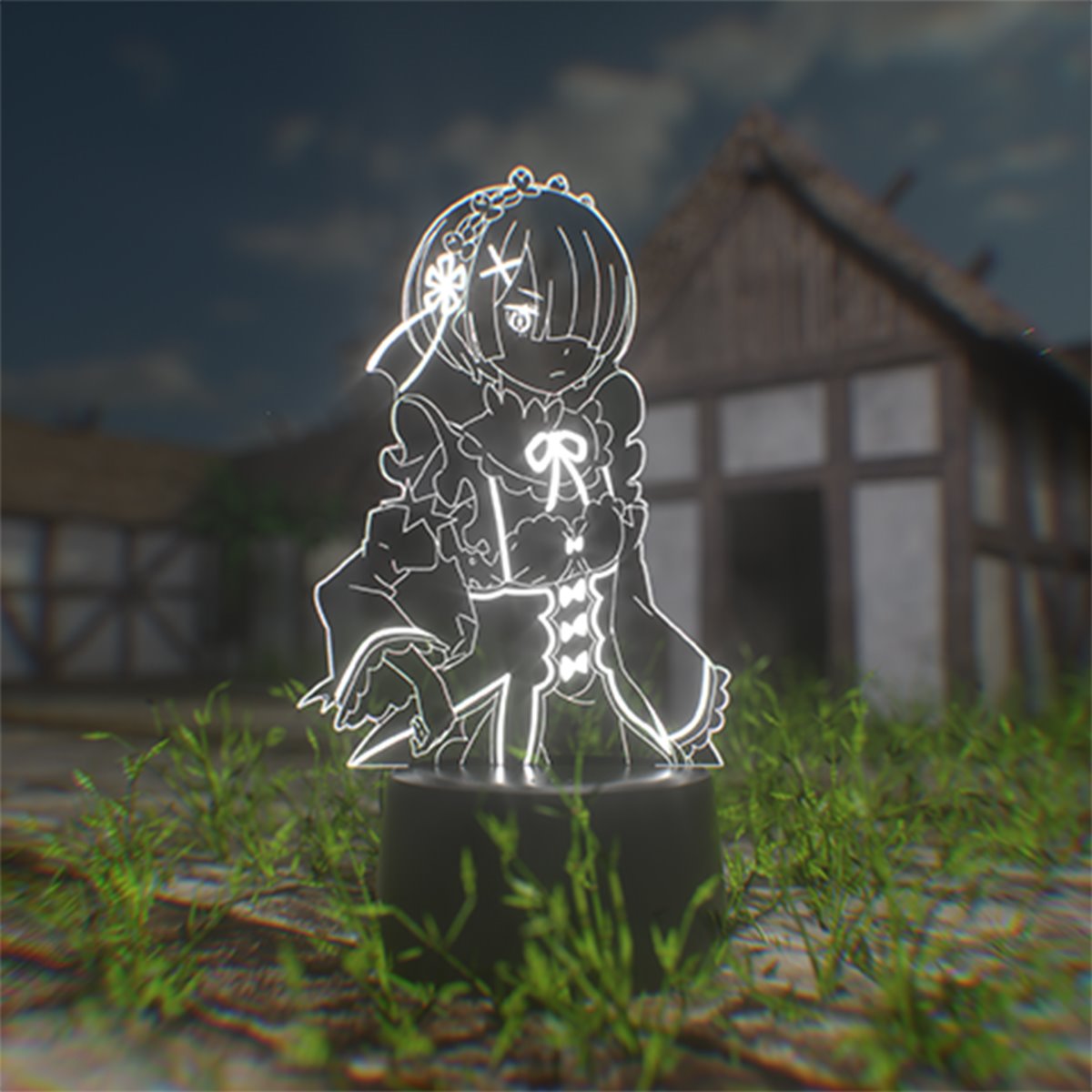 Re:Zero Ram Otaku Lamp