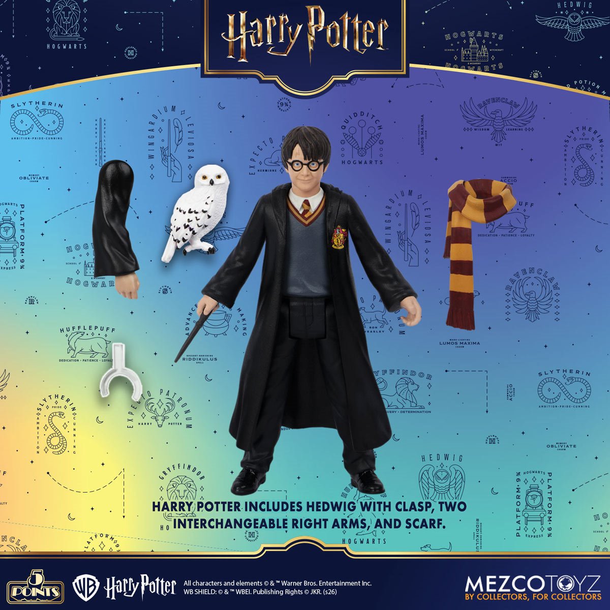 Harry Potter Series 1 5 Points Action Figure Set of 4