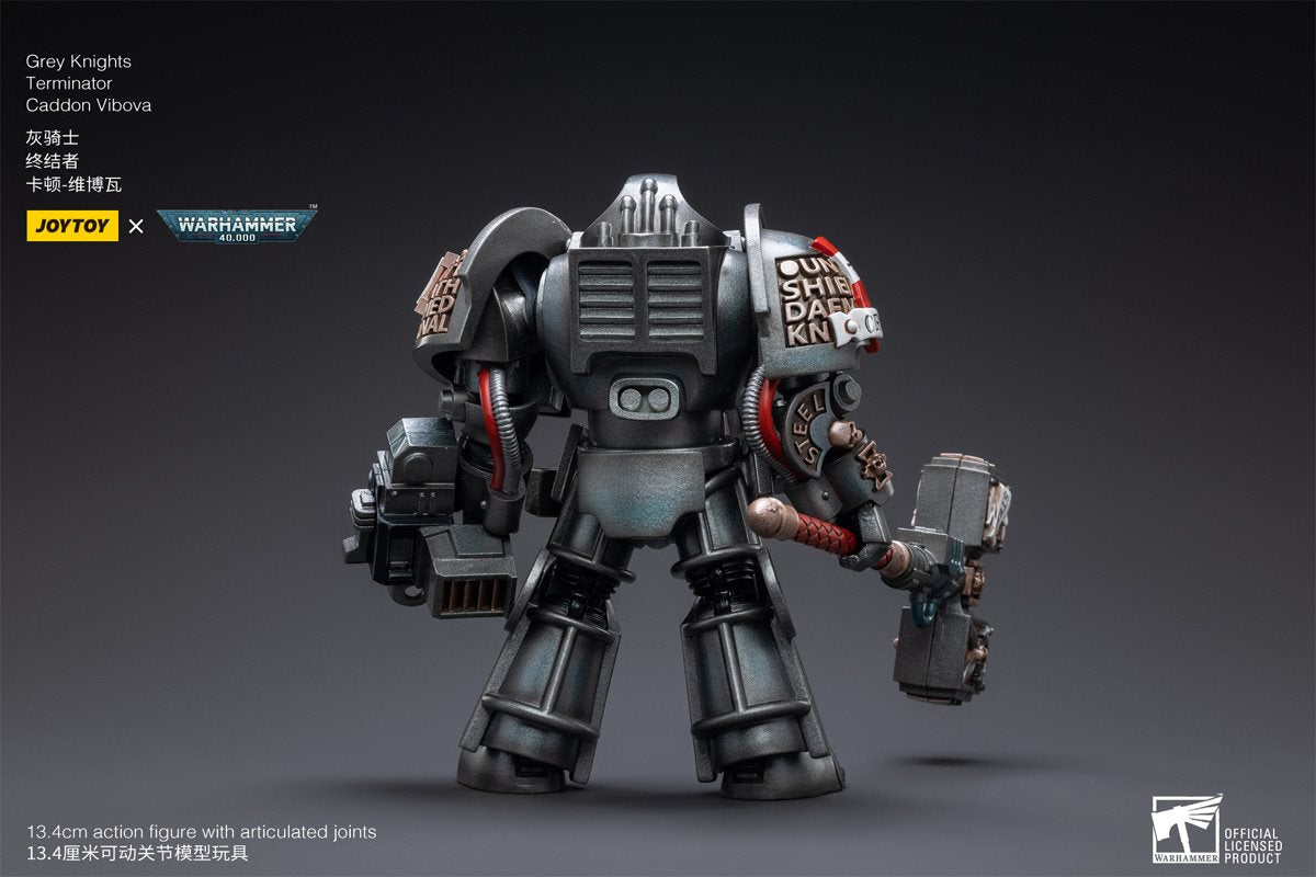 Joy Toy Warhammer 40,000 Grey Knights Terminator Caddon Vibova 1:18 Scale Action Figure