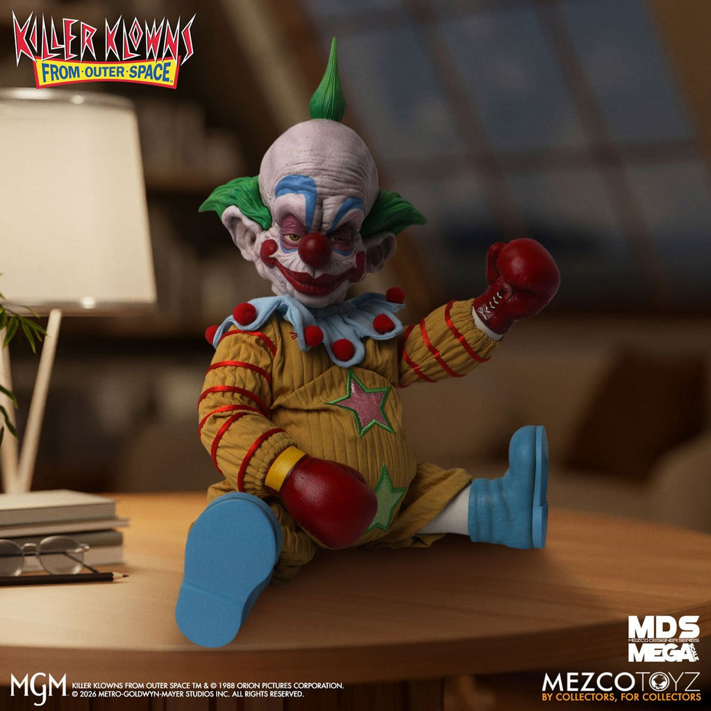 Killer Klowns From Outer Space Shorty with Sound Mezco Designer Series Mega-Scale 15-Inch Doll