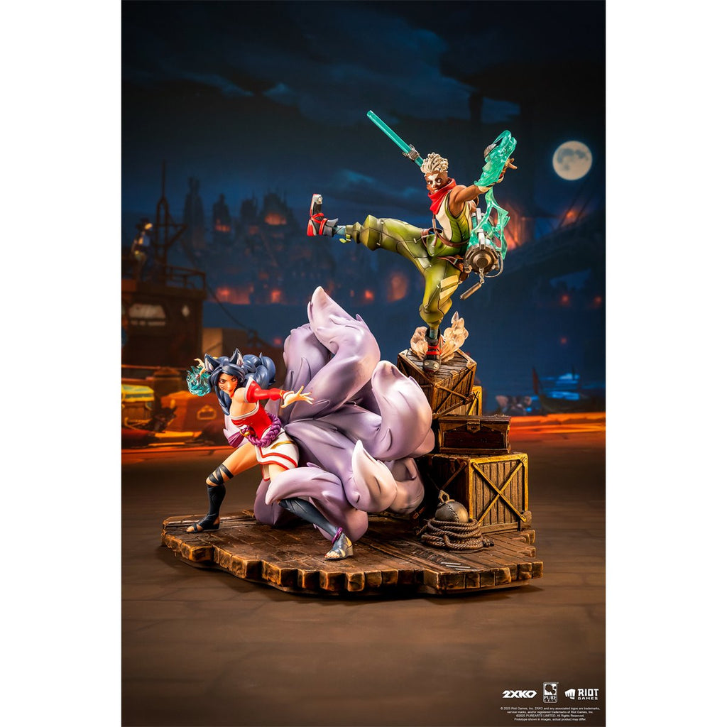 2XKO Ahri and Ekko 1:10 Scale Resin Statue