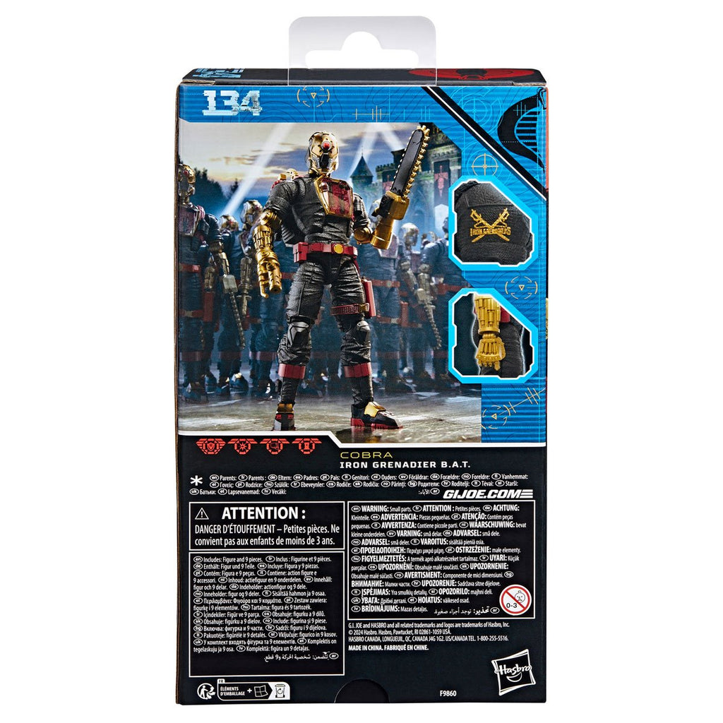 G.I. Joe Classified Series Iron Grenadier B.A.T. 6-inch Action Figure