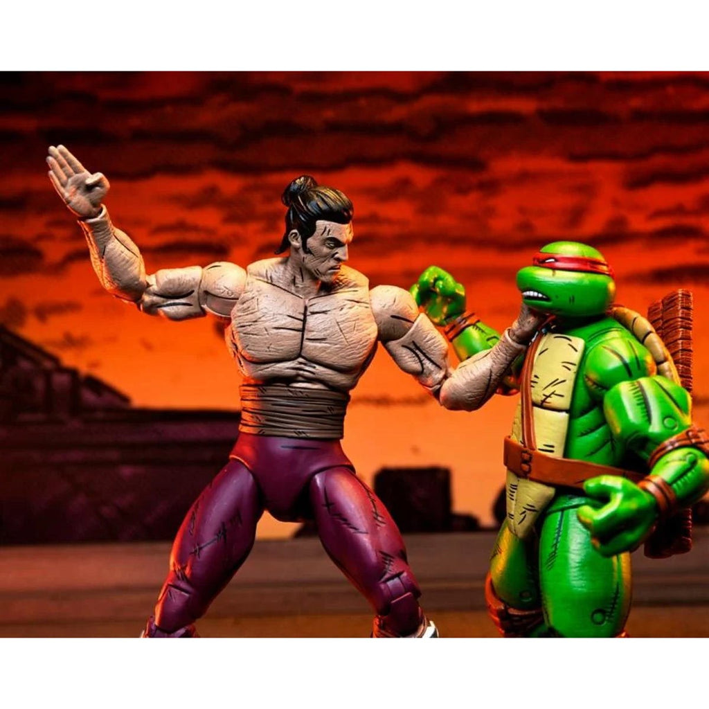 Teenage Mutant Ninja Turtles Mirage Comics Worms of Madness Shredder Action Figure 2-Pack