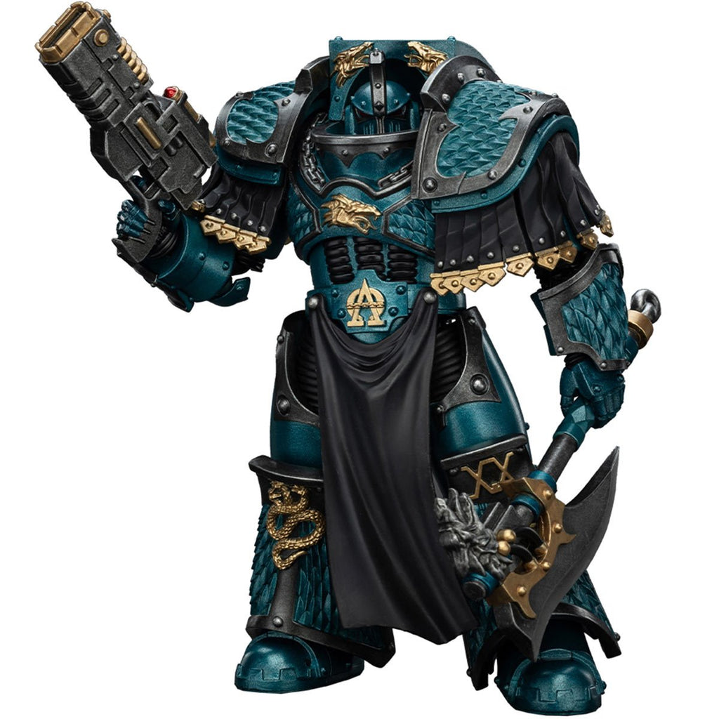 Joy Toy Warhammer The Horus Heresy Alpha Legion Lernaean Terminator with Volkite Charger 1:18 Scale Action Figure