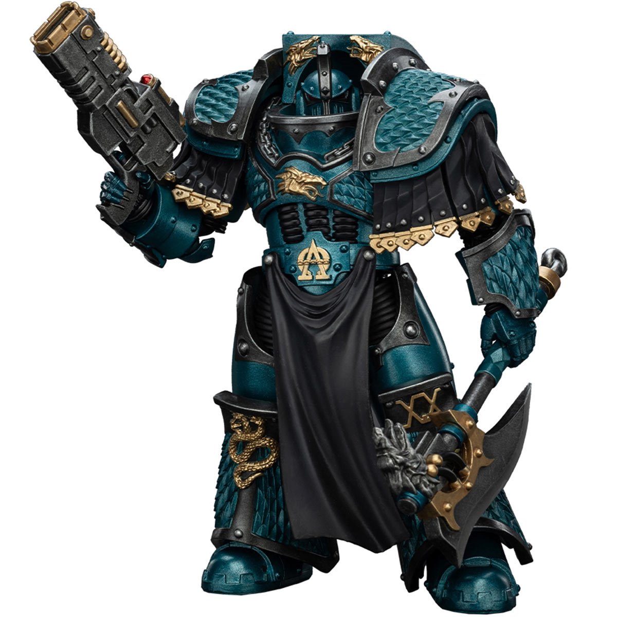 Joy Toy Warhammer The Horus Heresy Alpha Legion Lernaean Terminator with Volkite Charger 1:18 Scale Action Figure