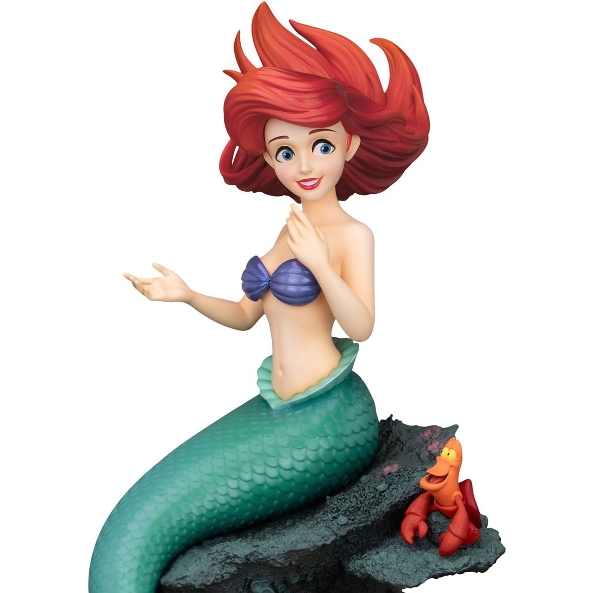 The Little Mermaid Master Craft Ariel and Sebastian Statue