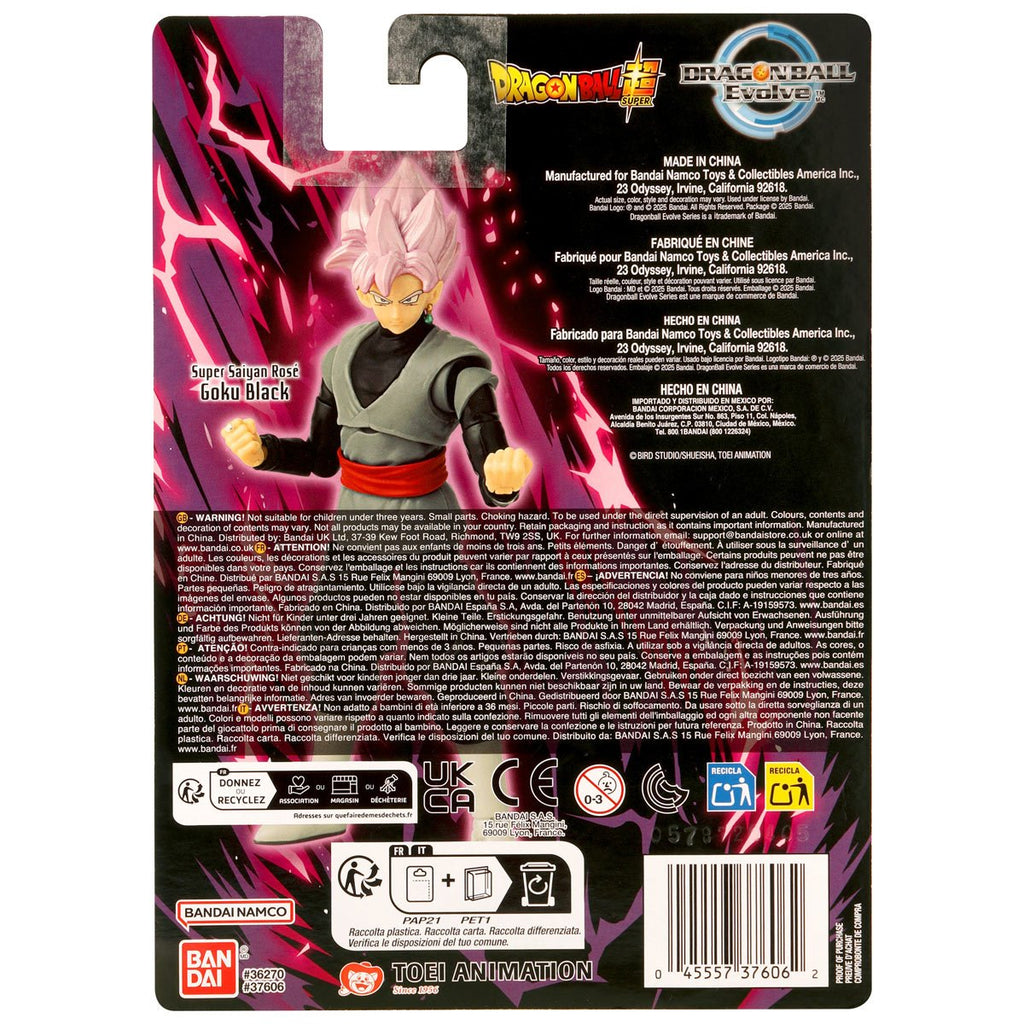 Dragon Ball Super Evolve Super Saiyan Rose Goku Black 5-Inch Action Figure