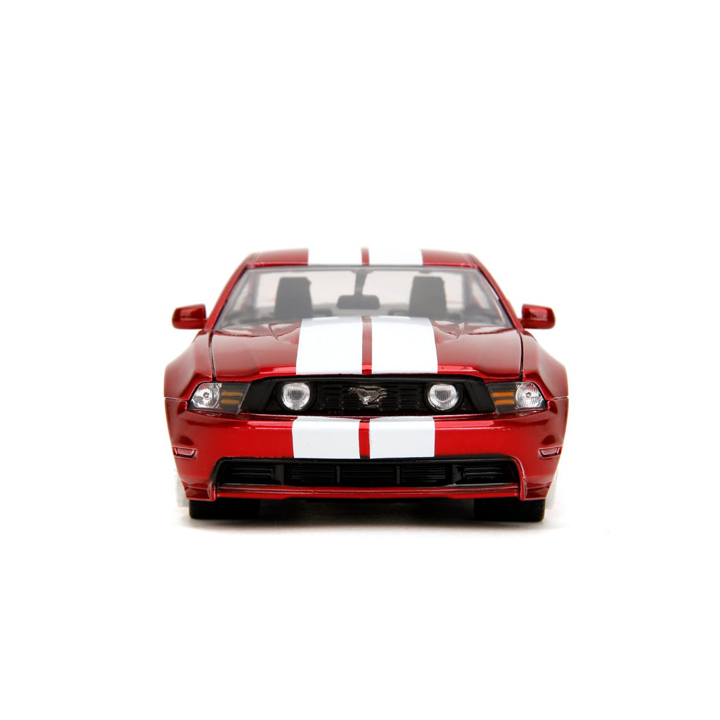 Bigtime Muscle 2010 Red Ford Mustang GT 1:24 Scale Die-Cast Metal Vehicle