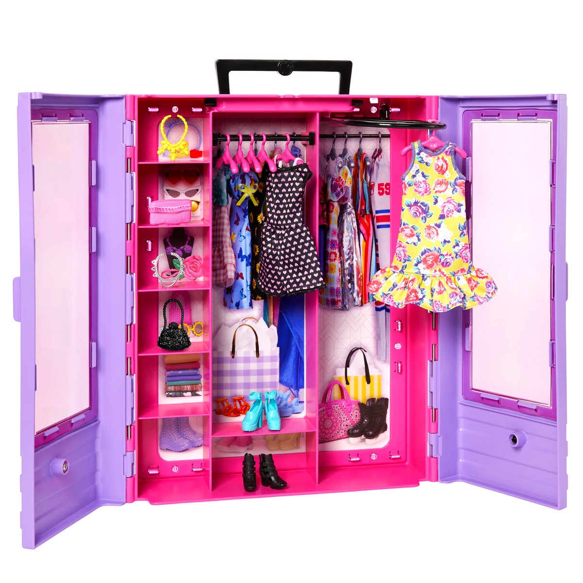 Barbie Ultimate Purple Closet Playset with Doll