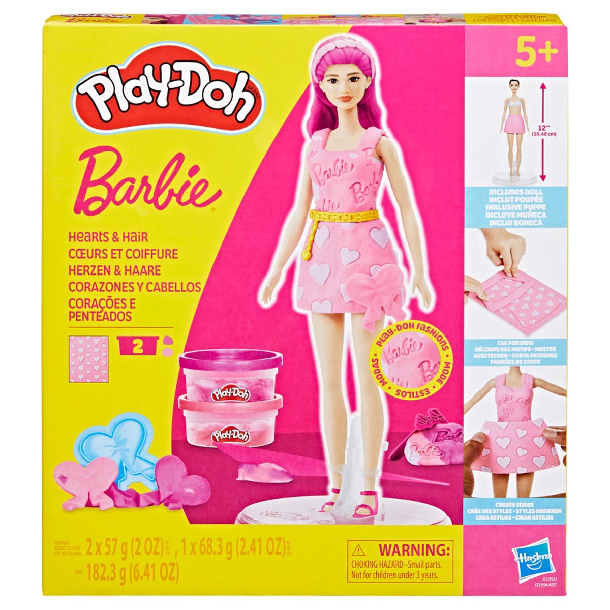 Play-Doh Barbie Hearts and Hair Set