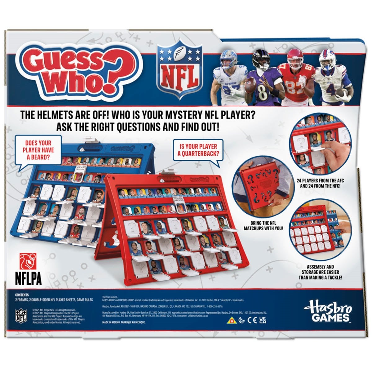Guess Who? NFL Edition Board Game