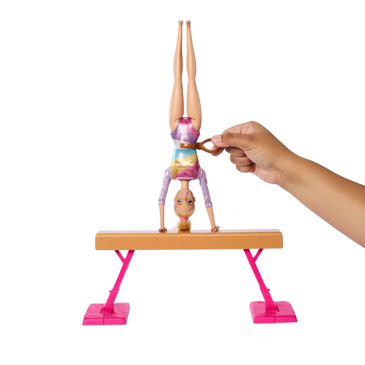 Barbie Gymnastics Playset and Doll with Blonde Hair