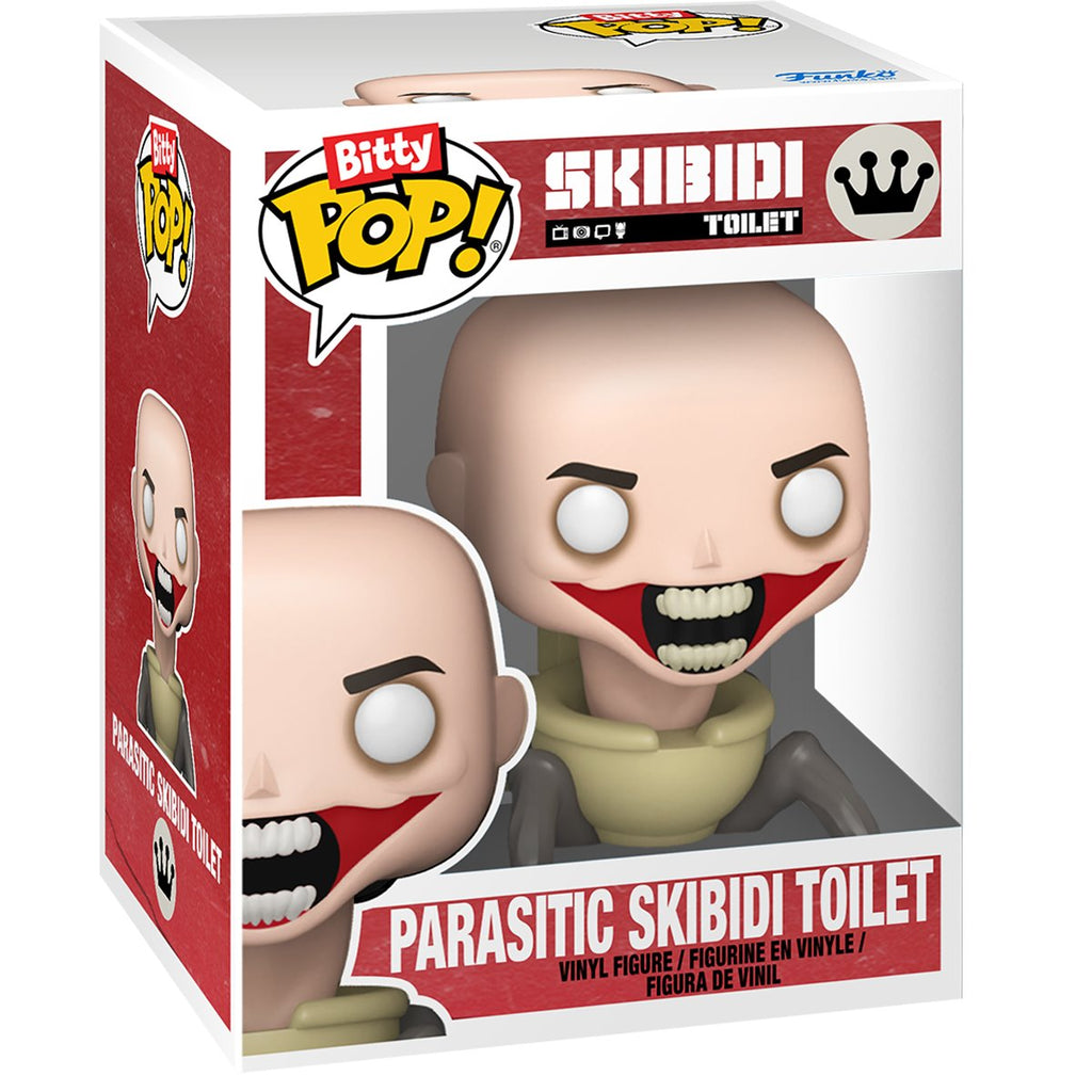 Skibidi Toilet Titan Speakerman and Parasitic Skibidi Toilet Bitty Pop! Bitty Bot Vinyl Figure