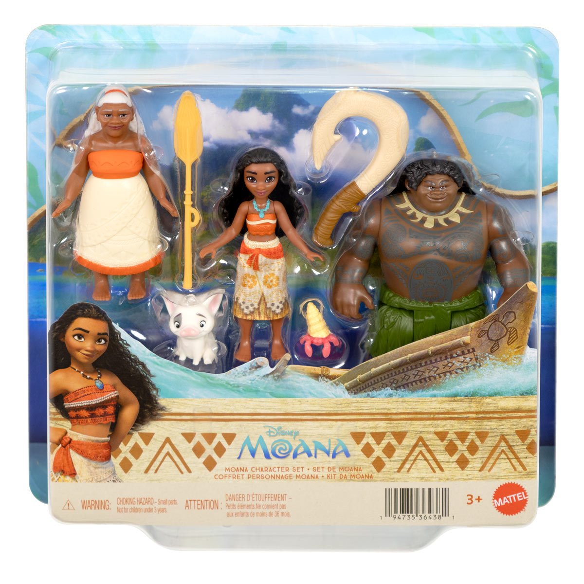 Moana Character Mini-Figure Set
