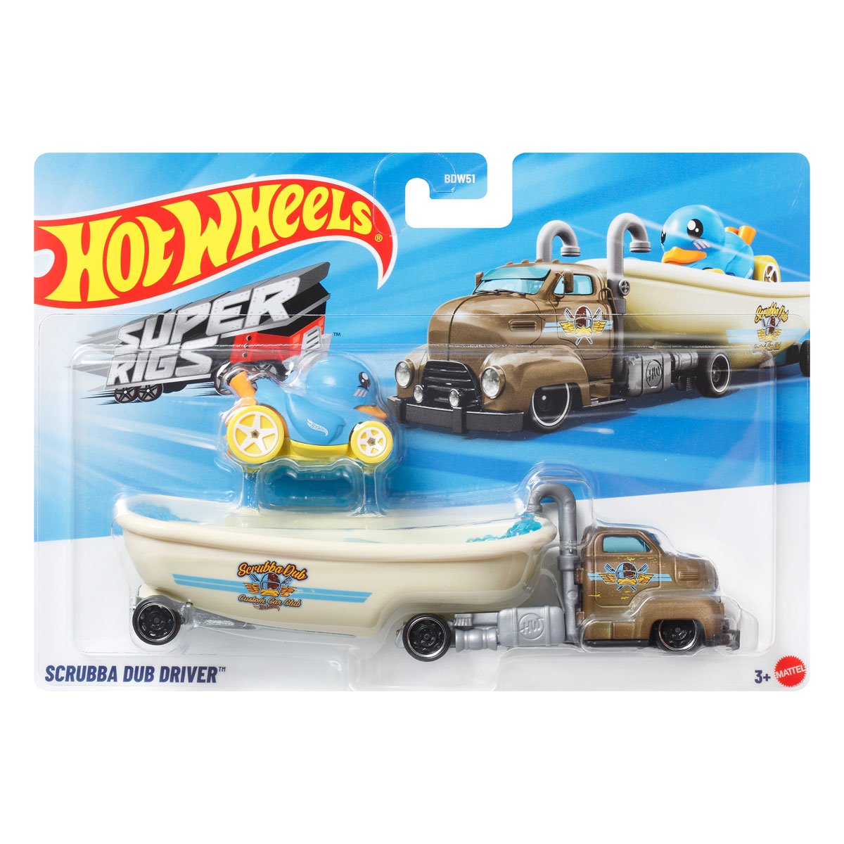 Hot Wheels Super Hauling Rig and Car 2026 Mix 1 Case of 6