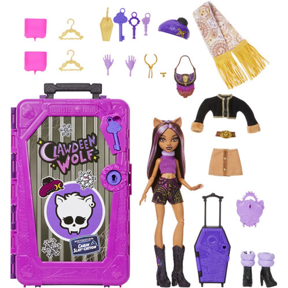 Monster High Skulltimate Secrets Series 8 Clawdeen Wolf Cabin Doll