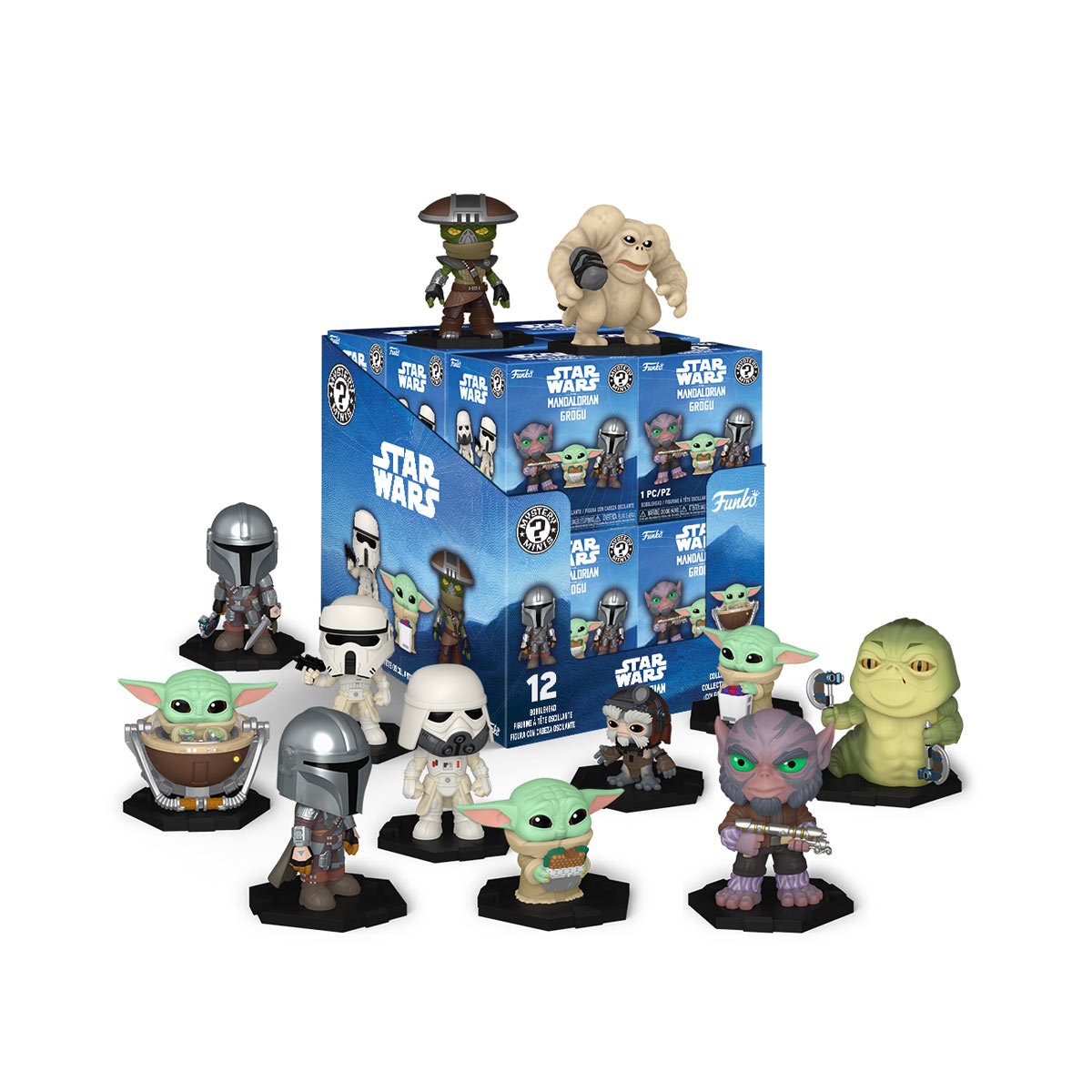 Star Wars: The Mandalorian and Grogu Mystery Minis Mini-Figure - Random 4-Pack