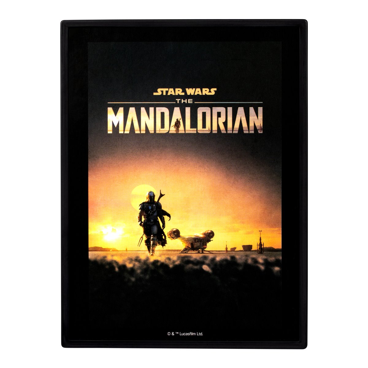 Star Wars Mandalorian and Grogu Fandrop Figure Diorama