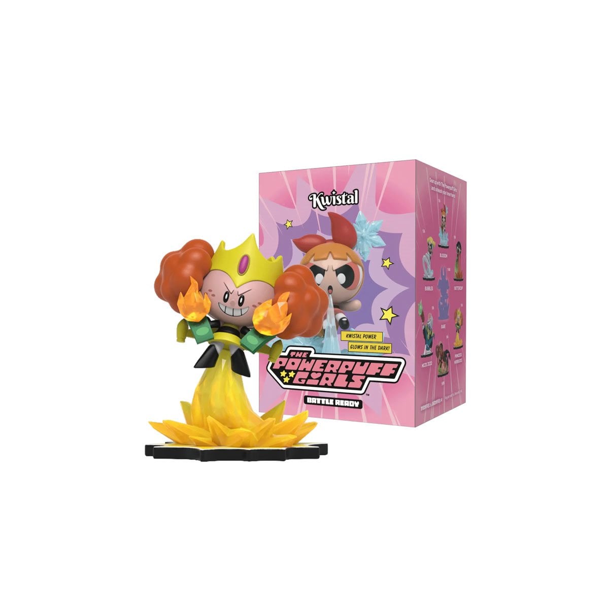 Kwistal: Powerpuff Girls Battle Ready Series Mini-Figure Display Tray of 6