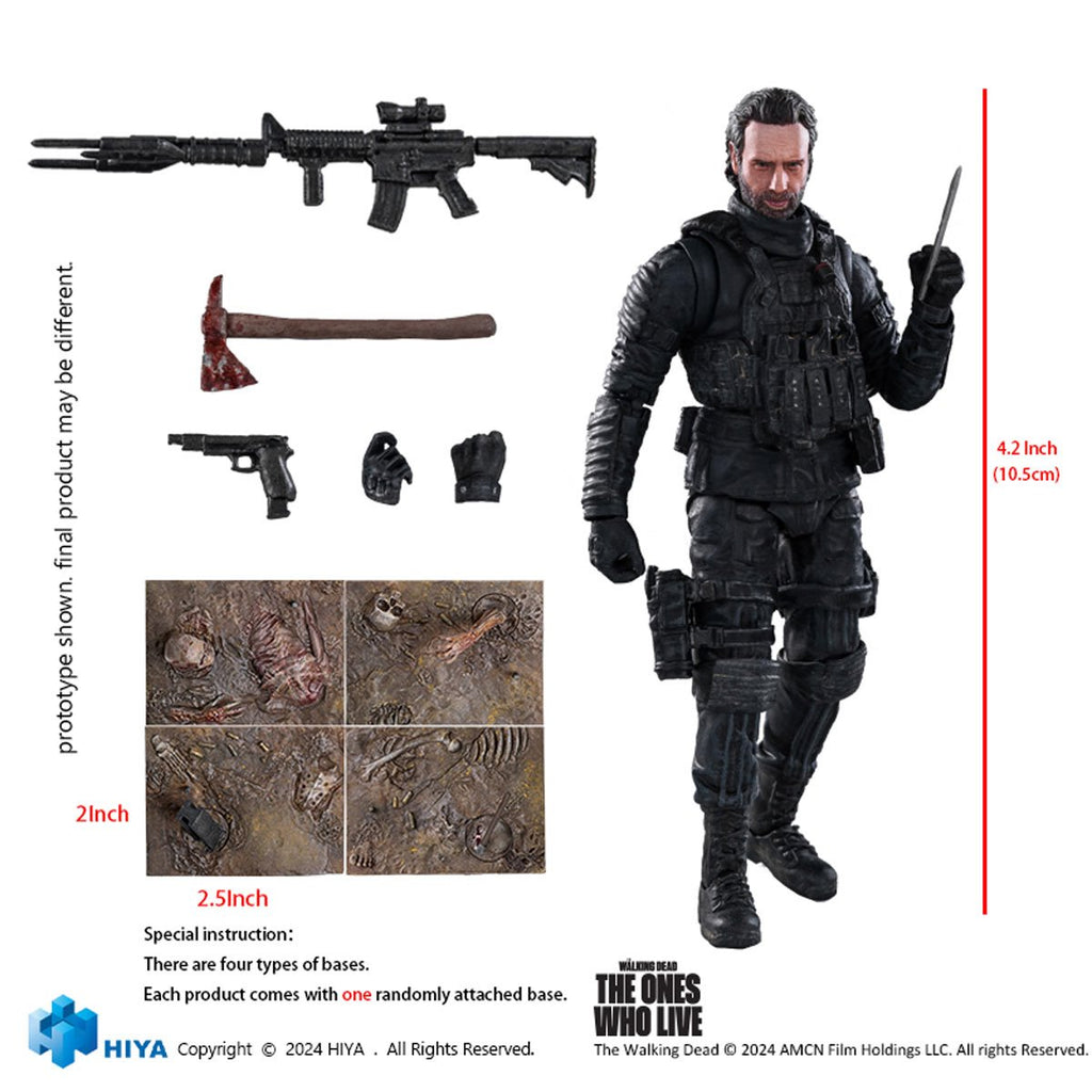 The Walking Dead: The Ones Who Live Rick Grimes Exquisite Mini 1:18 Scale Action Figure - Previews Exclusive