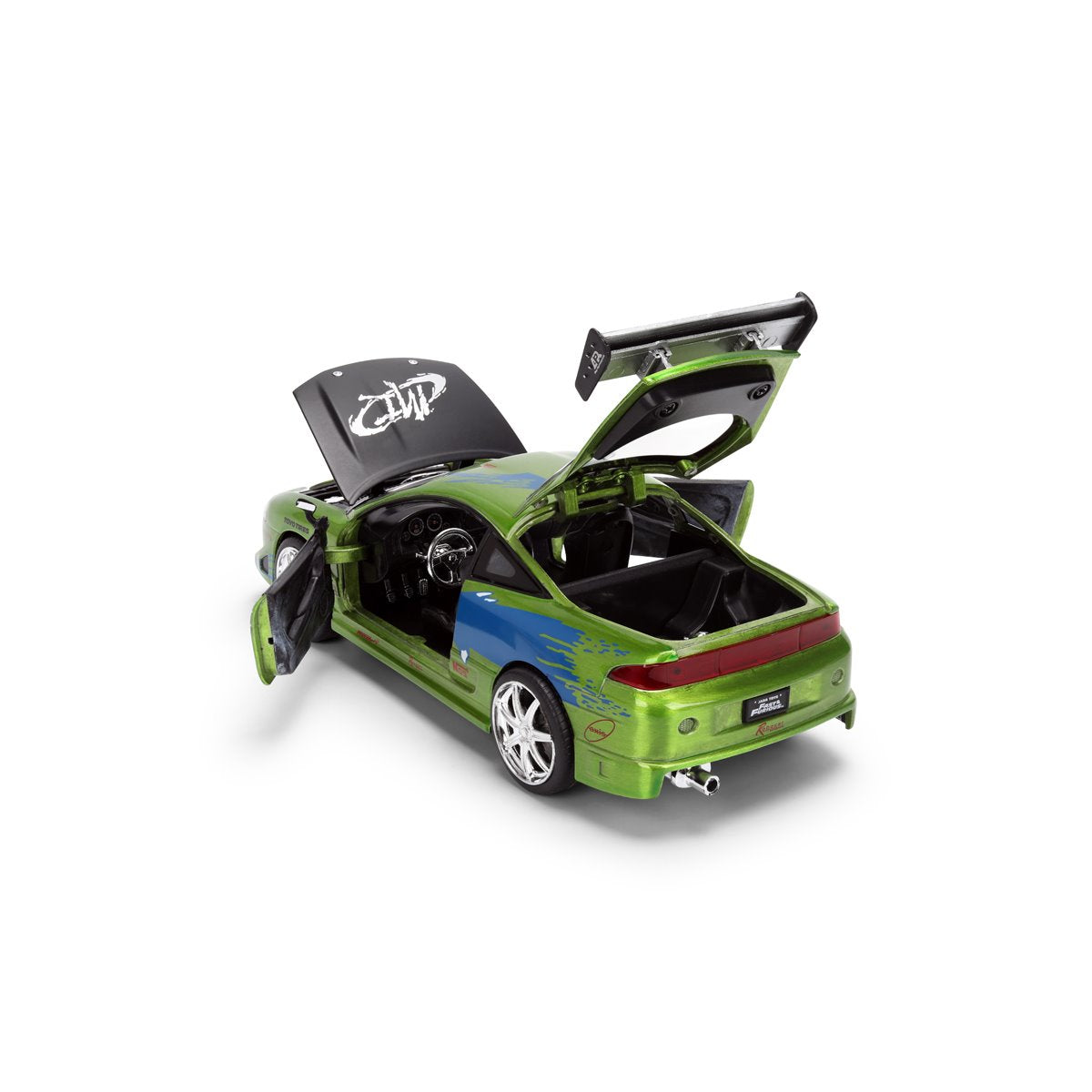 Fast and the Furious 25th Anniversary Brian's Mitsubishi Eclipse 1:24 Scale Die-Cast Metal Vehicle