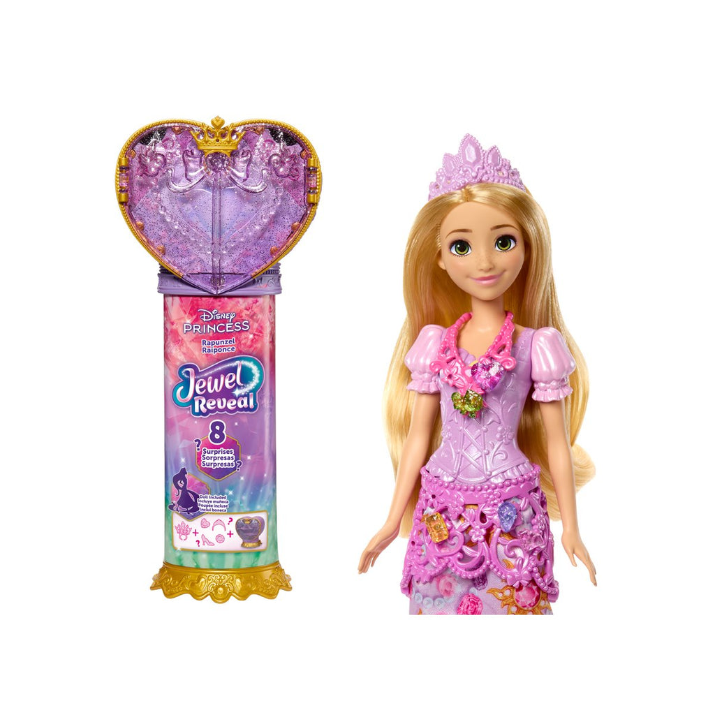 Disney Princess Jewel Reveal Fashion Doll Case of 3