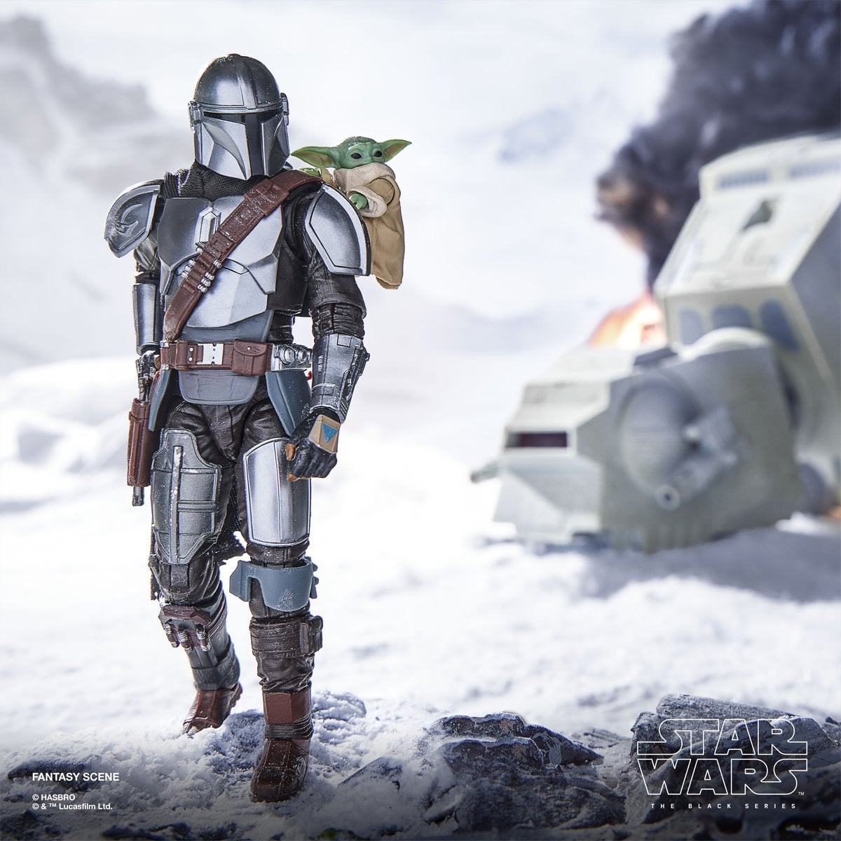 Star Wars The Black Series The Mandalorian & Grogu Deluxe 6-Inch Action Figure