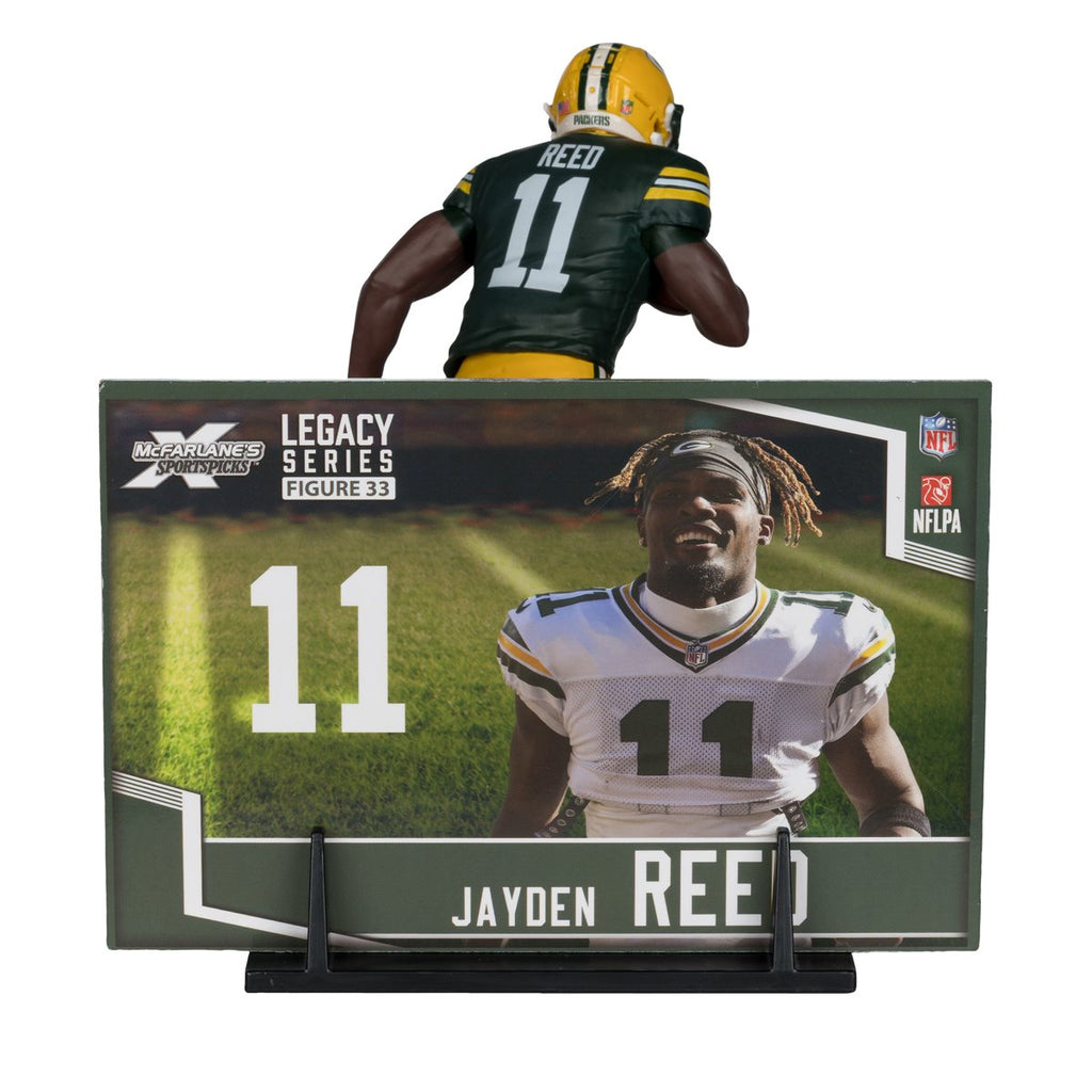 NFL SportsPicks 2025 Green Bay Packers Jayden Reed 7-Inch Scale Posed Figure