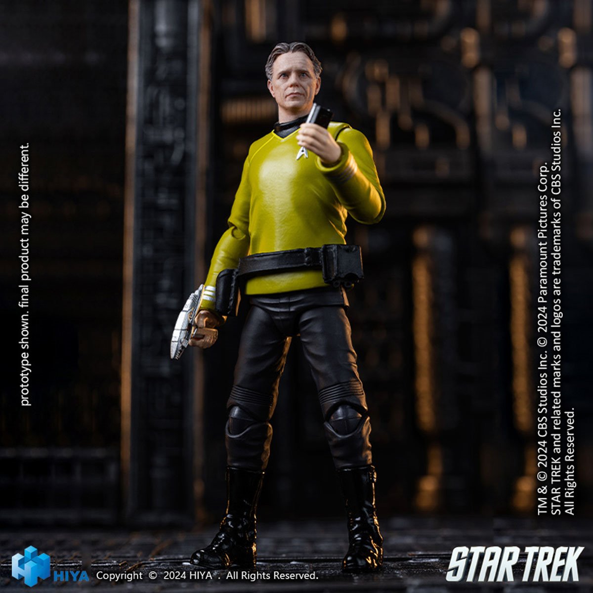 Star Trek 2009 Captain Christopher Pike Exquisite Mini Series 1:18 Scale Action Figure