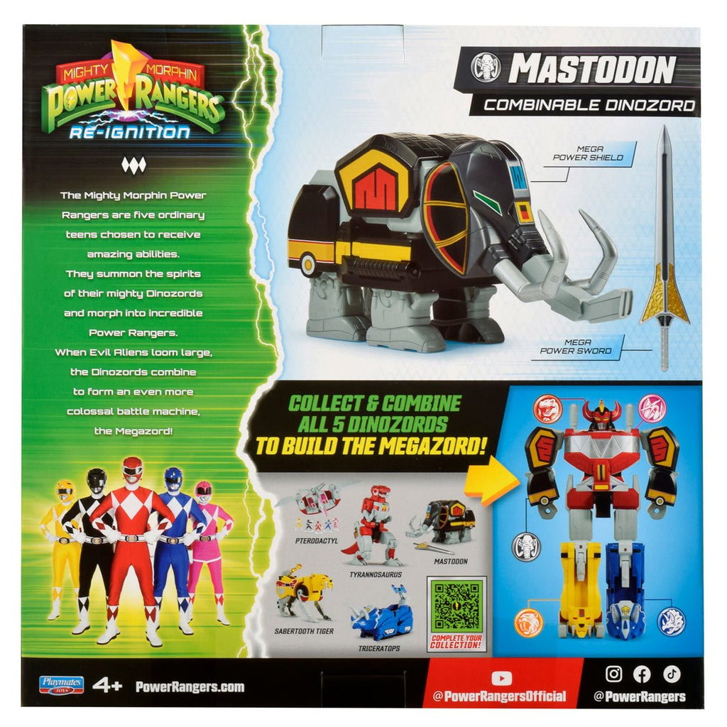 Mighty Morphin Power Rangers: Re-Ignition Dlx. Combinable Mastodon Dinozord Action Figure