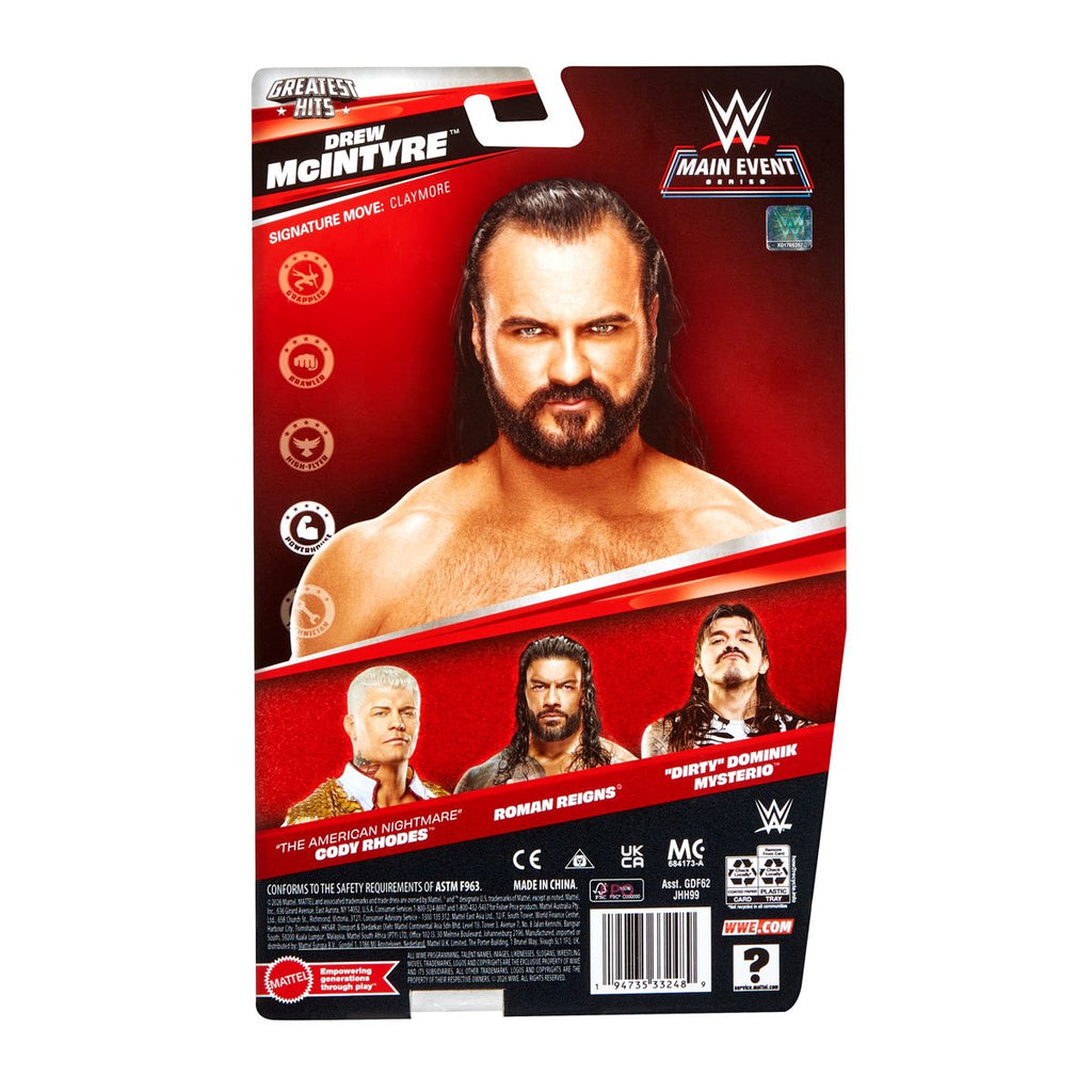 WWE Main Event Series Figure Best of Mix 1 Action Figure Case of 8