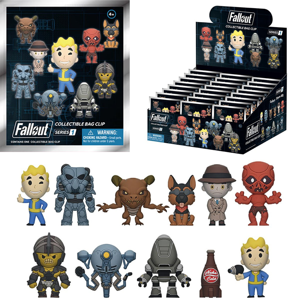 Fallout 3D Foam Bag Clip Random 6-Pack