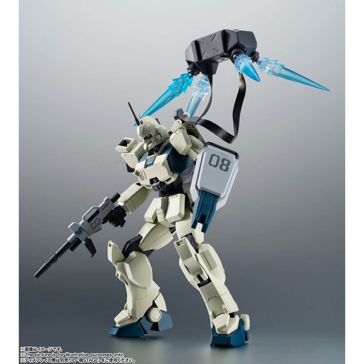 Mobile Suit Gundam The 08th MS Team RX-79(G)Ez-8 Gundam Ez-8 Side MS Version A.N.I.M.E. The Robot Spirits Action Figure