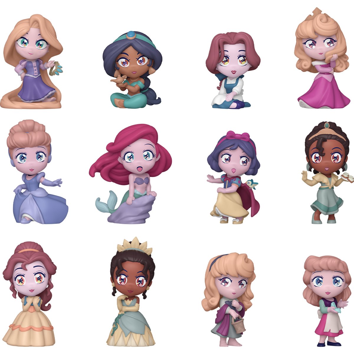 Disney Princess Manga Mystery Minis Mini-Figure Display Case of 12