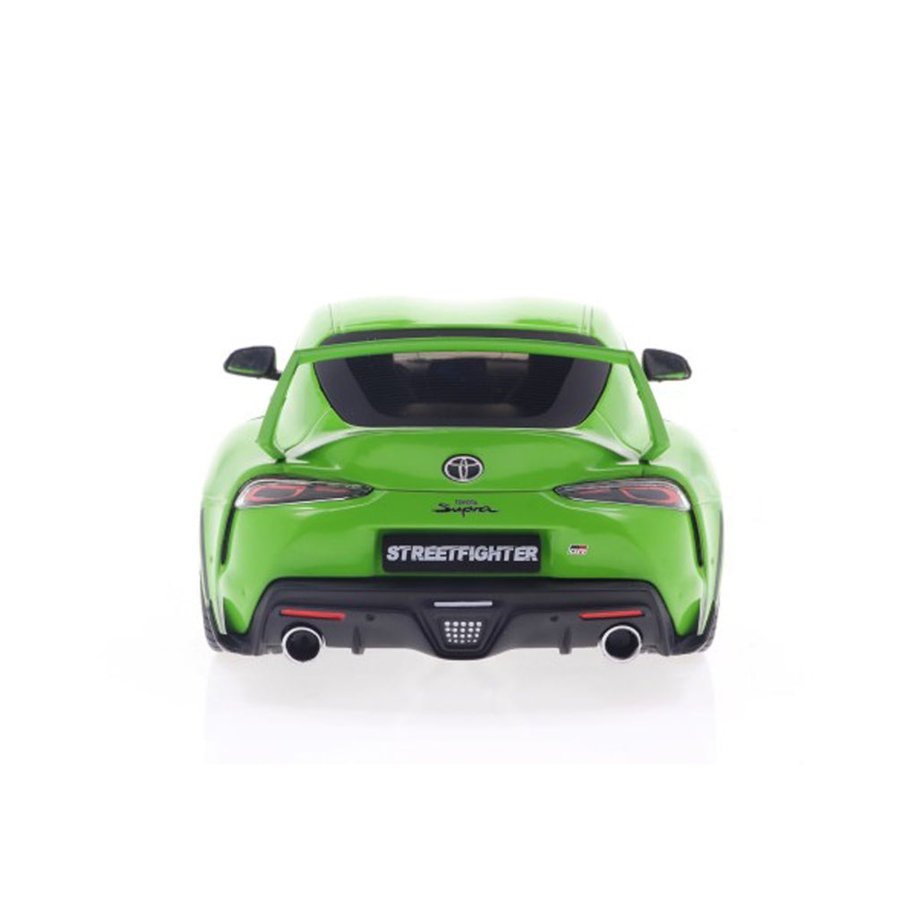 2023 Toyota GR Supra Streetfighter Edition Bright Green 1:18 Scale Die-Cast Metal Vehicle