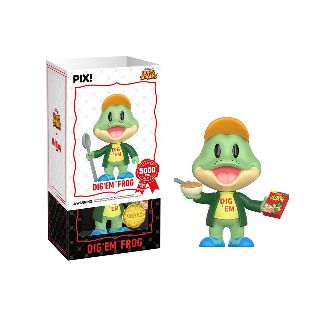 Honey Smacks Dig Em Frog Pix! Vinyl Figure