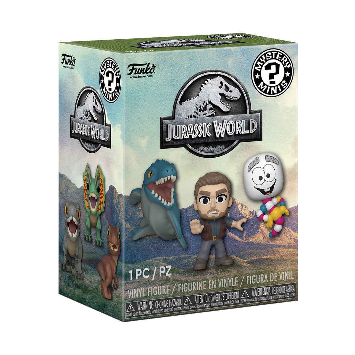 Jurassic World Funko Mystery Minis Mini-Figure Display Case of 12