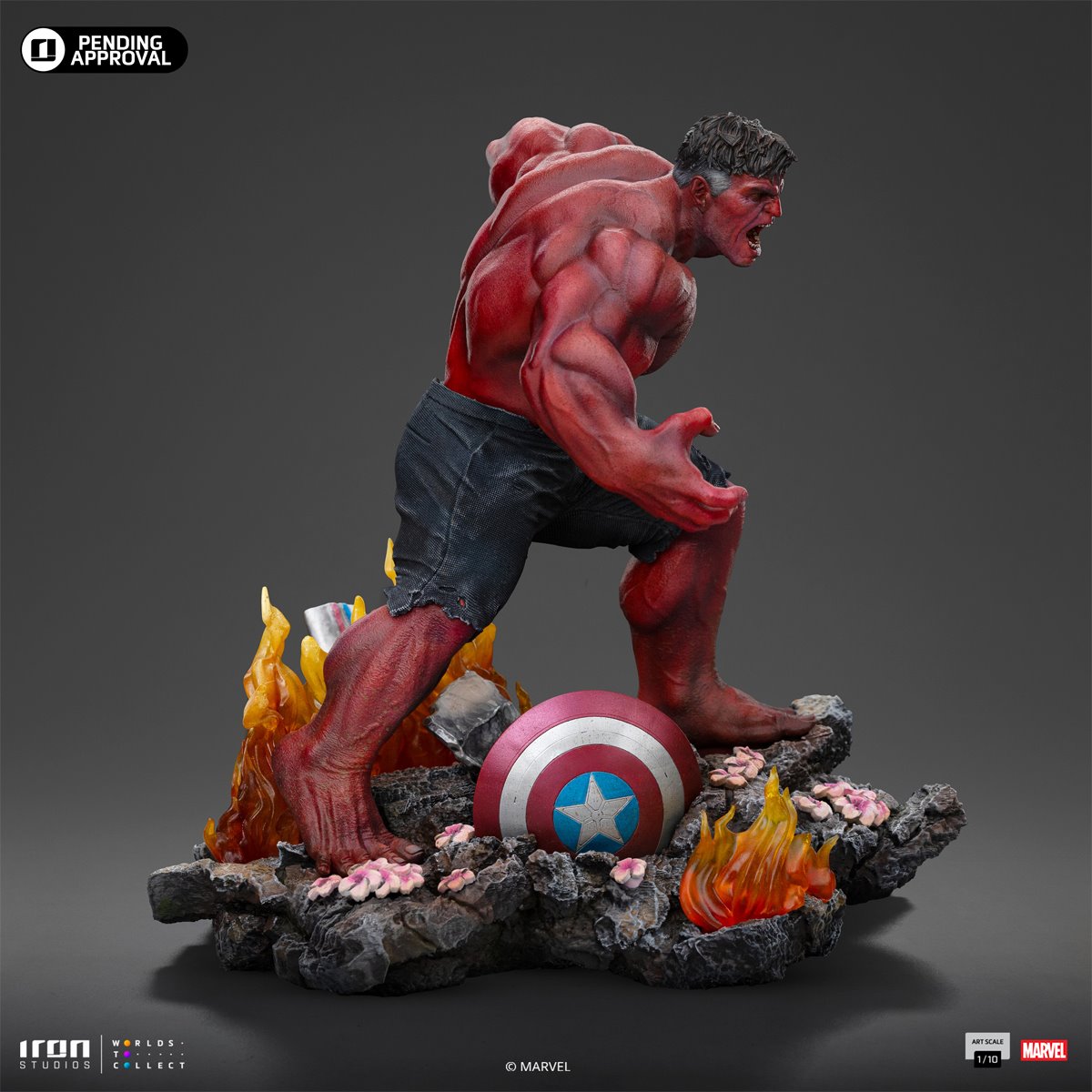 Captain America: Brave New World Red Hulk 1:10 Art Scale Limited Edition Statue