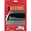 Dia De Los Muertos Family Car Stickers