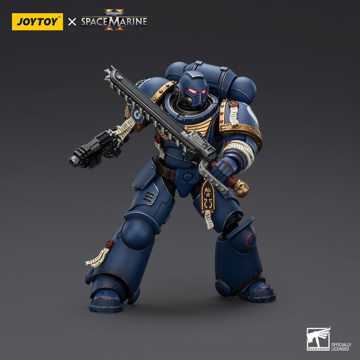 Joy Toy Warhammer Space Marine II Brother Chairon Collectors Edition 1:18 Scale Action Figure