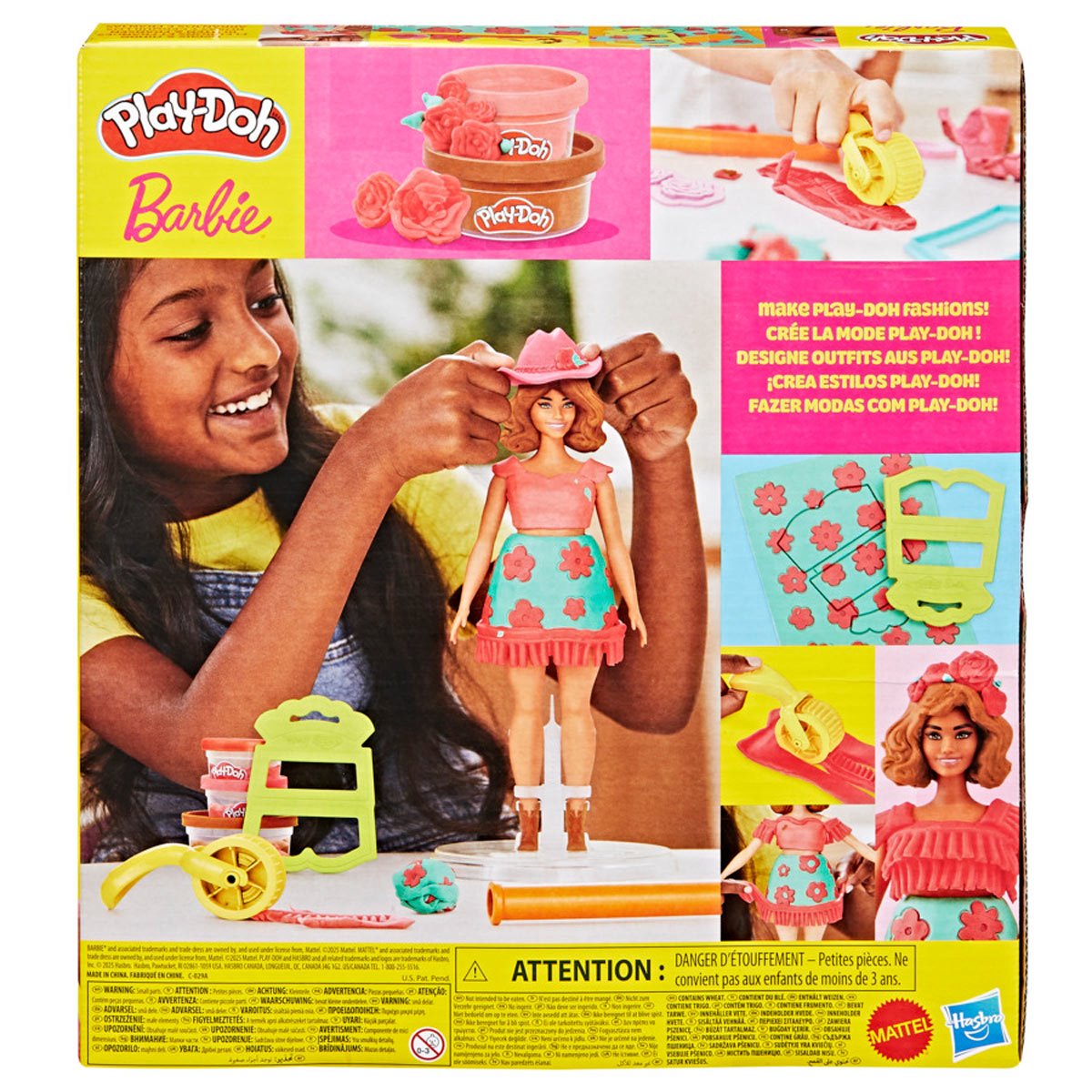 Barbie Play-Doh Florals and Fringe Set