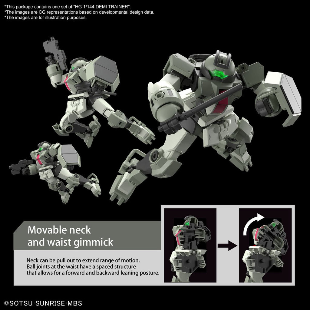 Mobile Suit Gundam: The Witch from Mercury Demi Trainer High Grade 1:144 Scale Model Kit
