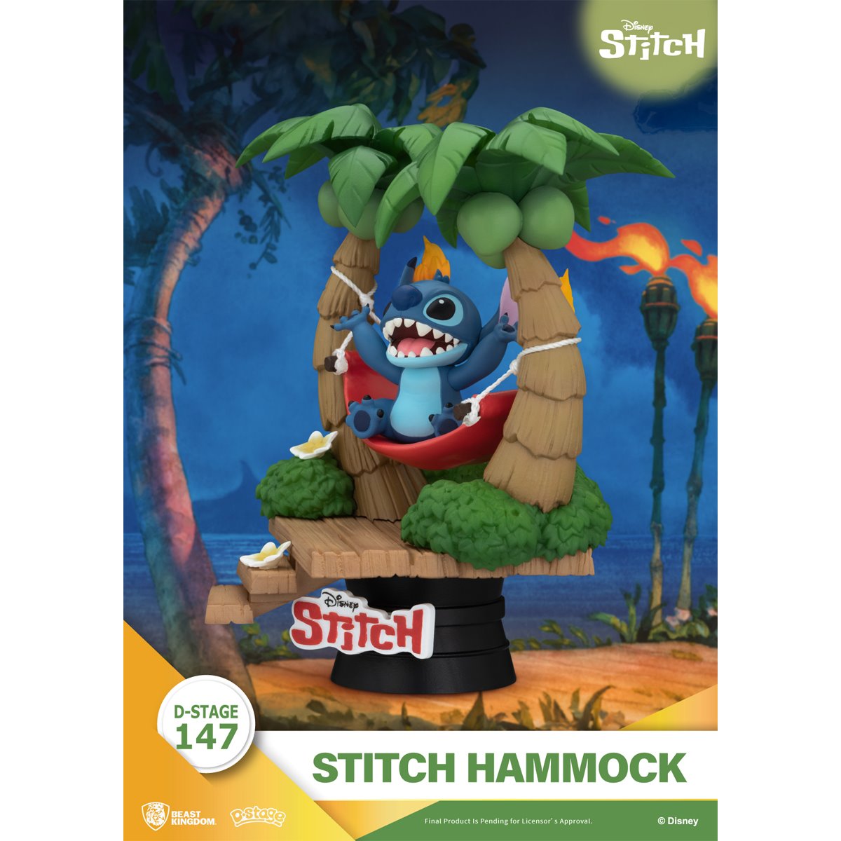Lilo & Stitch Hammock DS-147 D-Stage Statue