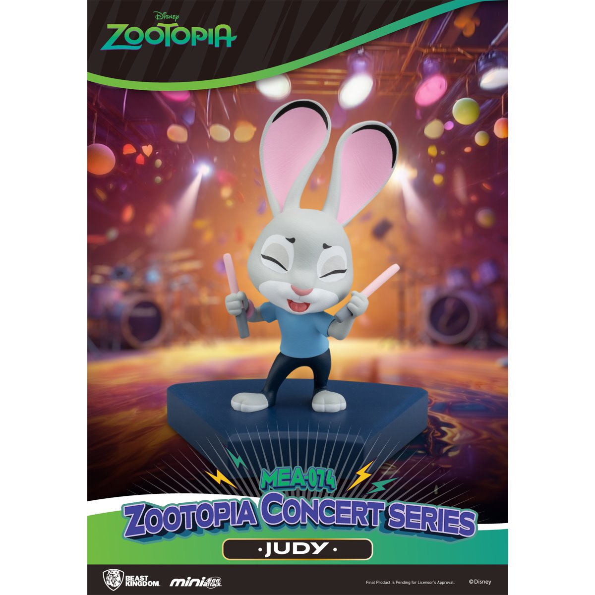 Zootopia Concert Series MEA-074 Mini-Figure Blind Box Case of 6