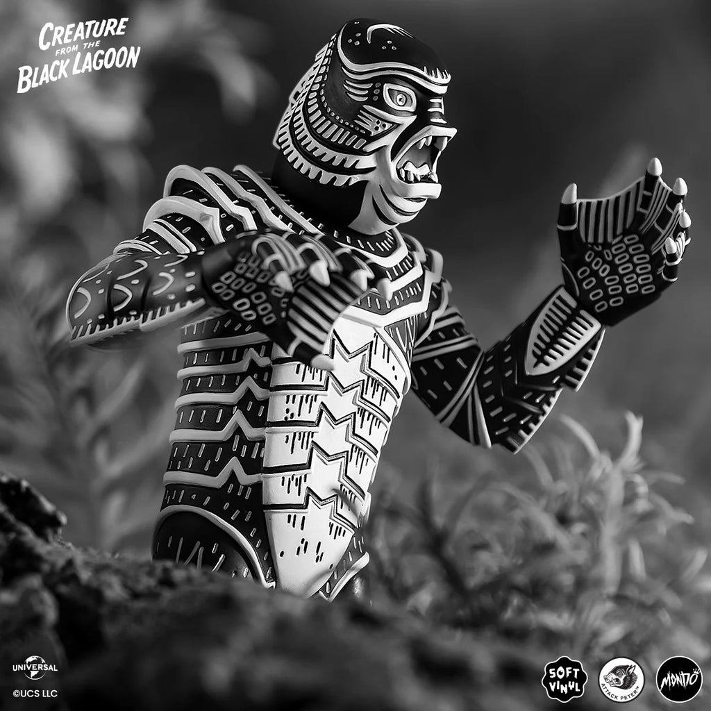Creature From The Black Lagoon by Attack Peter Linocut Variant Soft Vinyl Figure